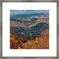 Roan Mountain Overlook Framed Print