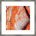 Rock Abstracts - Bay Of Fires 2 Framed Print