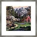 Rocky Mountain Ranch Framed Print