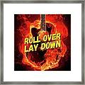 Roll Over Lay Down Framed Print