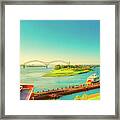Rolling On The River Framed Print