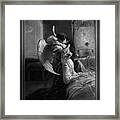 Romantic Encounter By Mihaly Von Zichy Framed Print