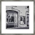Rome Bw - Omega Store In Via Dei Condotti Framed Print