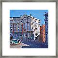 Rome Piazza Republica Framed Print