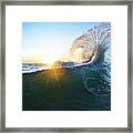 Rooster Tail Framed Print