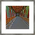 Roswell Mill Bridge - Roswell, Ga. Framed Print