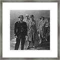 Round Up The Usual Suspects - Casablanca Framed Print