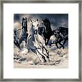 Running Horses Framed Print