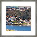Runswick Village From Kettleness In The North York Moors National Park Framed Print