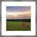 Rural Sunset Framed Print