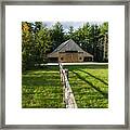 Russell-colbath Historic Homestead - White Mountains Nh Framed Print