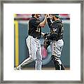 Russell Martin And Jason Grilli Framed Print