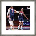 Russell Westbrook And Bradley Beal Framed Print