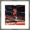 Russell Westbrook And James Harden Framed Print