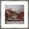 Rust Indian Classic Motorcycle Framed Print