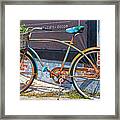 Rusty Bike Framed Print