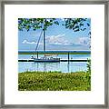 Sailboat At St.simonds Framed Print