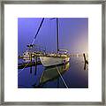 Sailboat Blues Framed Print