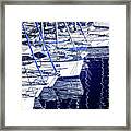 Sailboat Bow Infrared In Marseille Framed Print