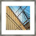 Sails And Rigging #1 Framed Print