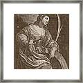 Saint Catherine Of Alexandria Framed Print