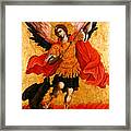 Saint Michael And The Devil The Archangel Michael Framed Print