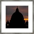 Saint Peter Dome Framed Print