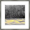 Saluda River Rapids-ir-1 Framed Print