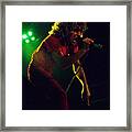 Sammy Hagar New Years Eve At The Cow Palace 12-31-78 Framed Print
