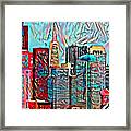 San Francisco Skyline In Primitive Brutalism 20210109 Framed Print