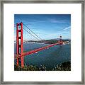 San Francisco's Iconic Golden Gate Bridge Framed Print