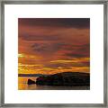 San Juan Islands Golden Hour Framed Print