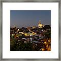 San Miguel De Allende Night Skyline Framed Print