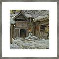 Sandbu Farm In Vaagaa Framed Print