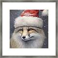 Santa Fox Framed Print