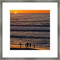 Saying Goodbye To Today Framed Print