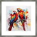 Scarlet Macaw Framed Print
