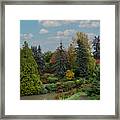 Scenic Garden Framed Print