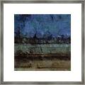 Sea And Sky Abstract Framed Print