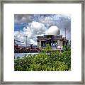 Sea-based X-band Radar Framed Print