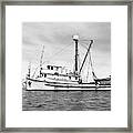 Sea Queen Monterey Harbor California, Fishing Boat Purse Seiner  1945 Framed Print