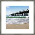 Seacliff Beach Pier Framed Print