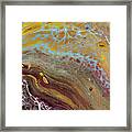 Seafoam Abstract 1 Framed Print