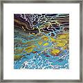 Seafoam Abstract Framed Print