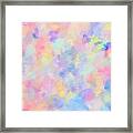 Secret Garden Colorful Abstract Painting Framed Print