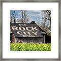 See Rock City Barn Framed Print