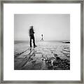 Ghost On The Shores. Framed Print