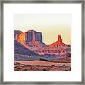 September 2022  Monument Valley Sunset Framed Print