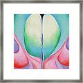 Series I. No 8 - Colorful Abstract Modernist Painting Framed Print
