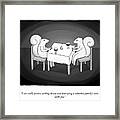 Settling Down With You Framed Print